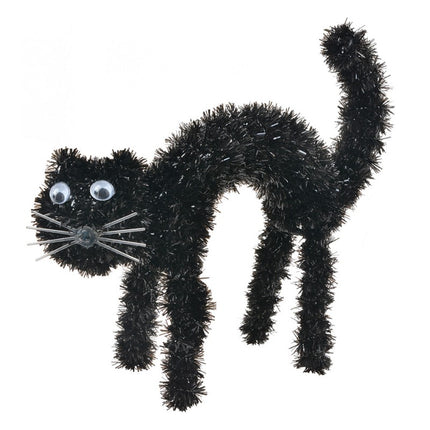 Funny Halloween Decoration Cat Black Plastic