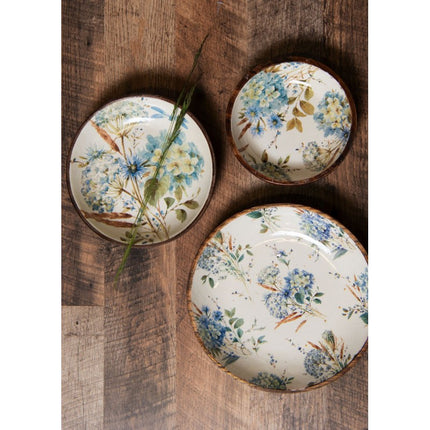 6h1974-serving bowl-white-wood-flowers-round