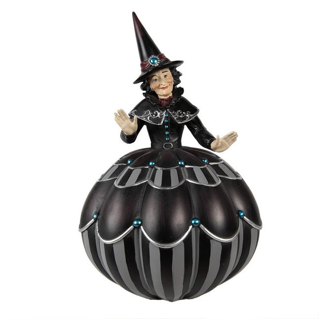Halloween Decoration Witch 26 cm Black Polyresin
