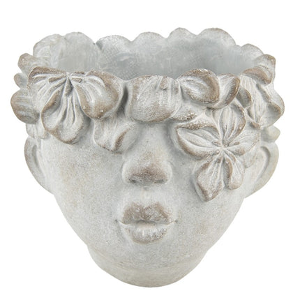 Flower Pot, head grey