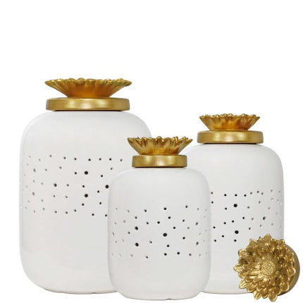 Decoration Vase Bolero White XL