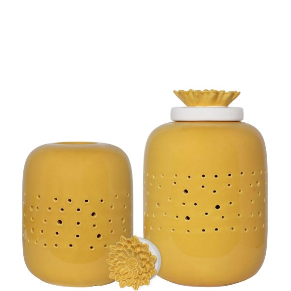 Decoration Jar Bolero with Flower lid