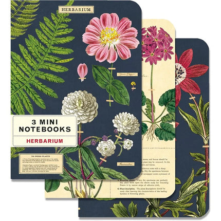 Cavallini&Co Herbarium mini notebooks