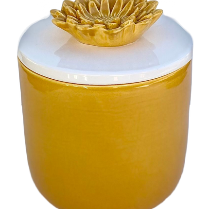 yellow-jar-flower-lid-ceramics