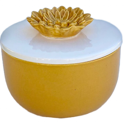yellow-jar-flower-lid-ceramics
