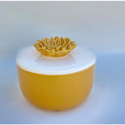 yellow-jar-flower-lid-ceramics