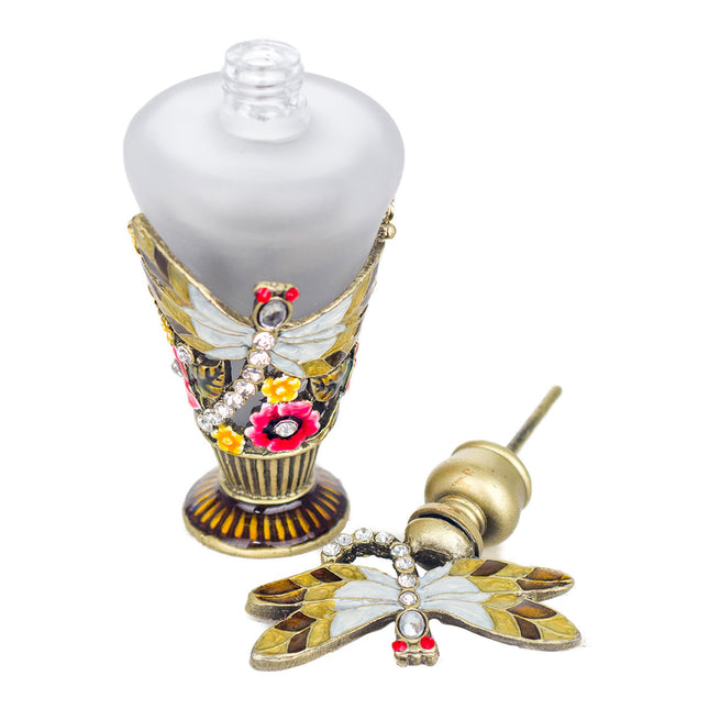 Perfume bottle, dragonfly