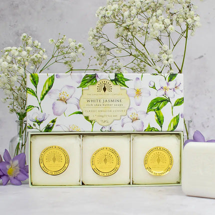 White Jasmin Triple Soap Gift Box