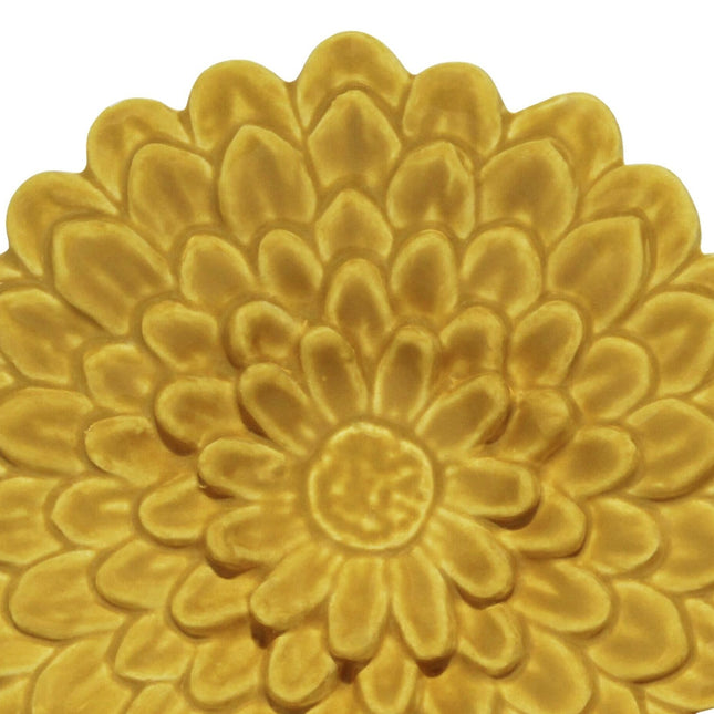 yellow-water-lily-flower-figurine-ceramics