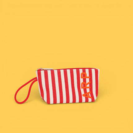 Agatha Ruiz de la Prada - pink striped beach pouch
