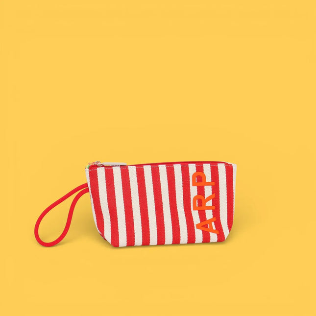 Agatha Ruiz de la Prada - pink striped beach pouch