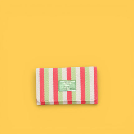 Agatha Ruiz de la Prada - canvas coin purse orange stripes