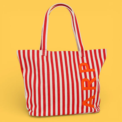 Agatha Ruiz de la Prada - red striped Beach Tote