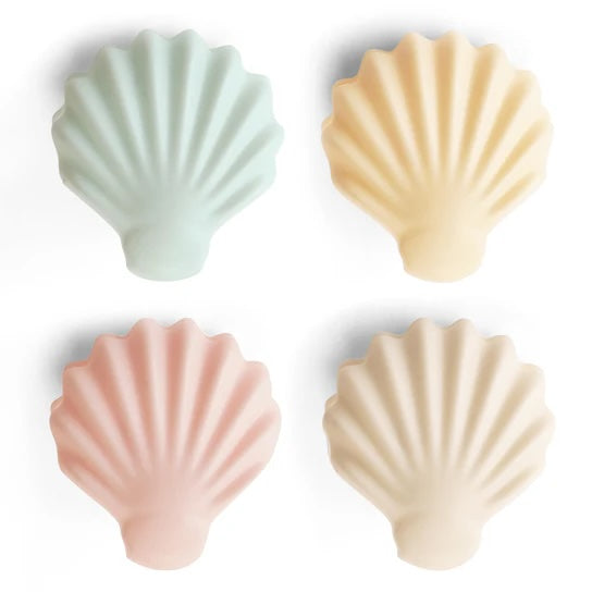 bag-clips-shell-shaped-set-of-4-pastel-colours