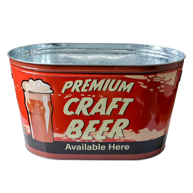 BEER COOLER ICE BUCKET RED