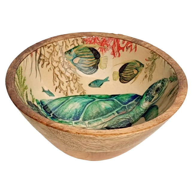 wooden bowl Turtle - large