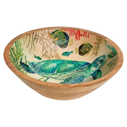 wooden bowl Turtle - large
