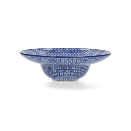 Bunzlau Castle Pasta plate Blue Diamond