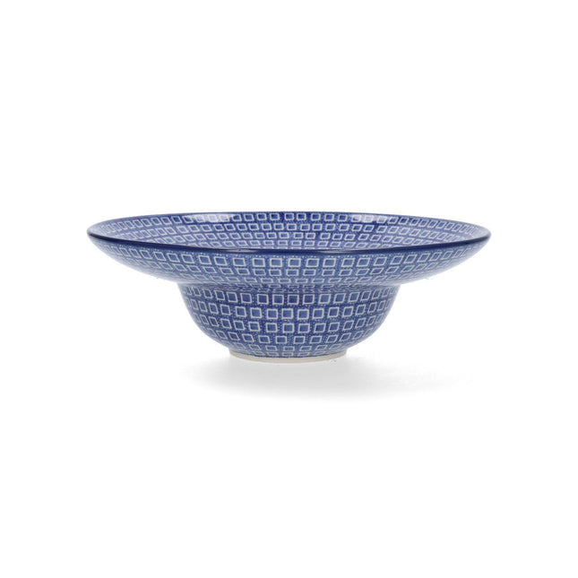 Bunzlau Castle Pasta plate Blue Diamond