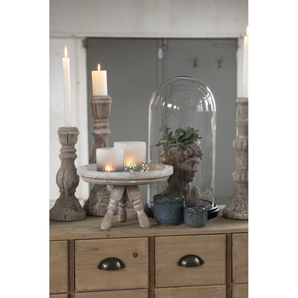 Candle holder 30 cm Grey