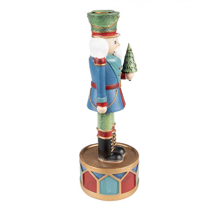 Candle Holder Nutcracker