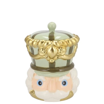 candy-cookie-nutcracker-jar-festive-holidays-christmas-ceramic-green-white