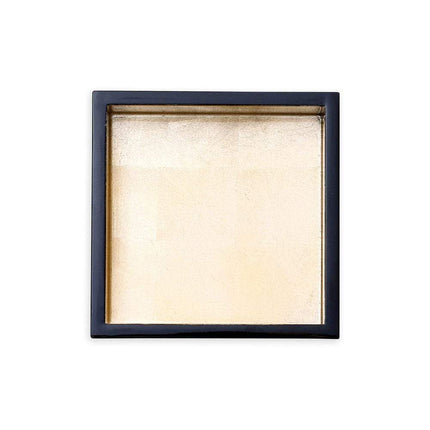 Porta-guardanapos de cocktail lacado em preto e dourado