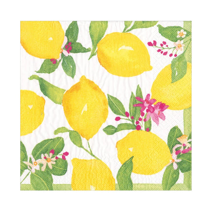 paper-napkins-limons-yellow-white-green