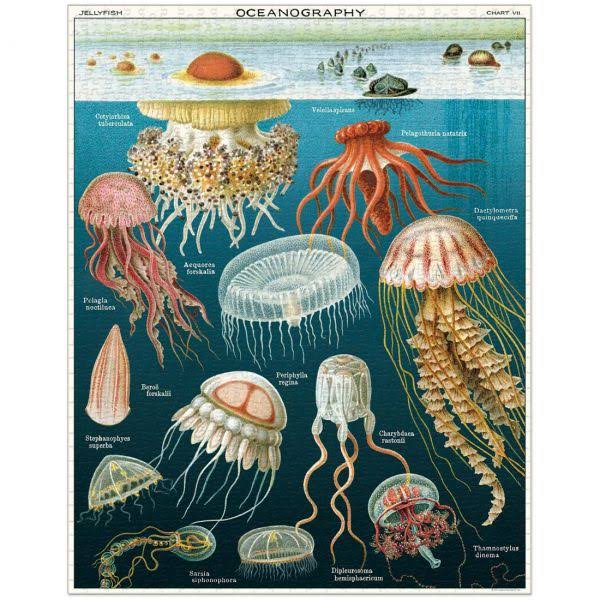 Cavallini vintage puzzle Jellyfish