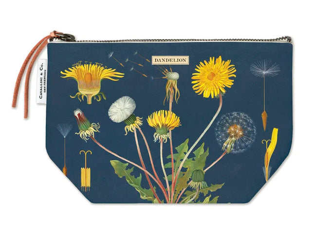 Cavallini vintage cotton pouch Dandelion