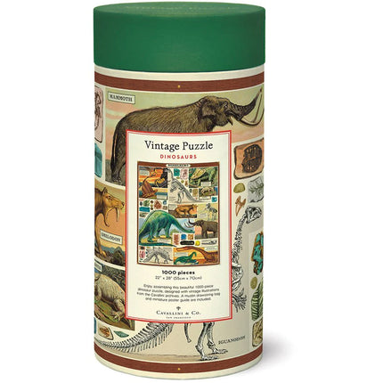 Cavallini vintage puzzle Dinosaurs