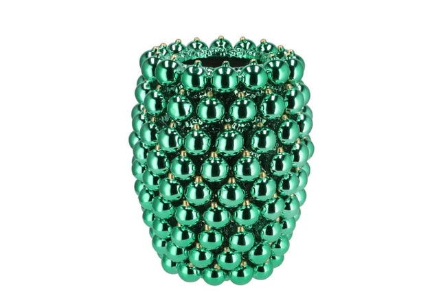 Christmas-bulbs-vase-green-glass-ceramics