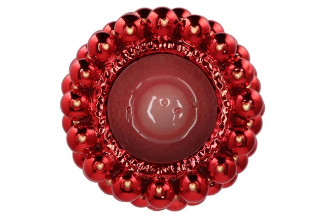 Christmas Red Bauble Vase