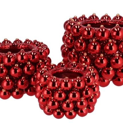 Christmas Red Bauble Vase