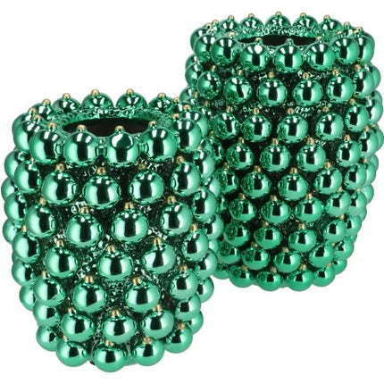 Christmas Green Bauble Vase