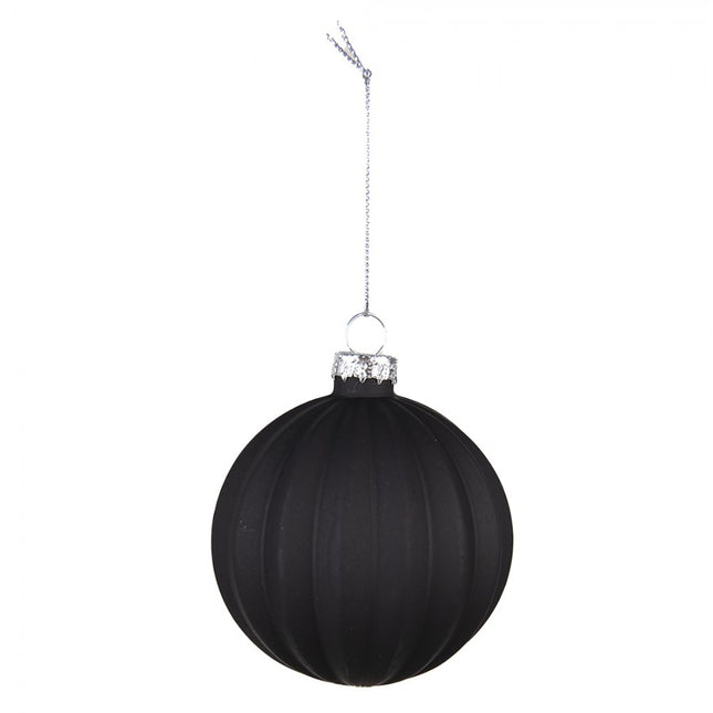 Christmas-tree-decoration-black-bauble-glass
