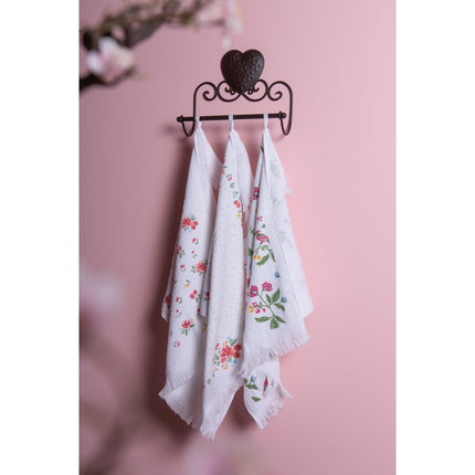 guest-towel-white-green-cotton-flowers-rectangle