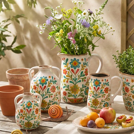 Ceramic flowers heart