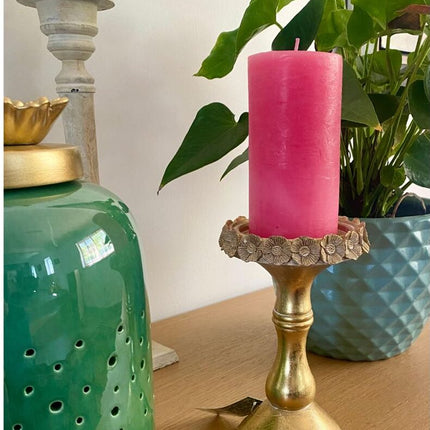 golden-color-candle-holder