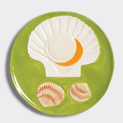 Plate de la Mer Shells hand painted