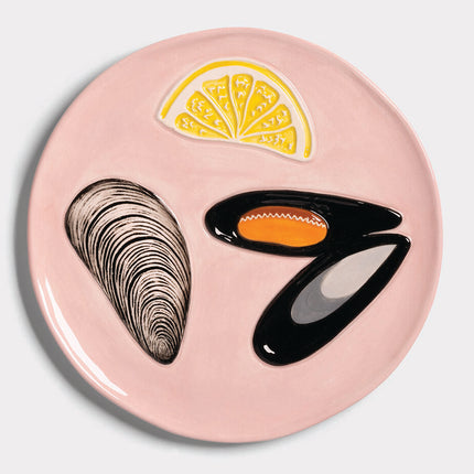 Plate de la Mer Shells hand painted