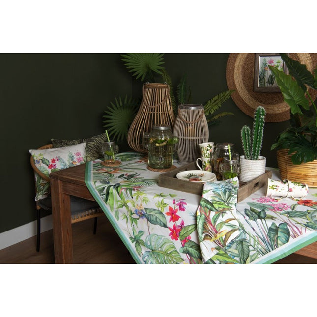 Table Runner Cotton Jungle Botanics