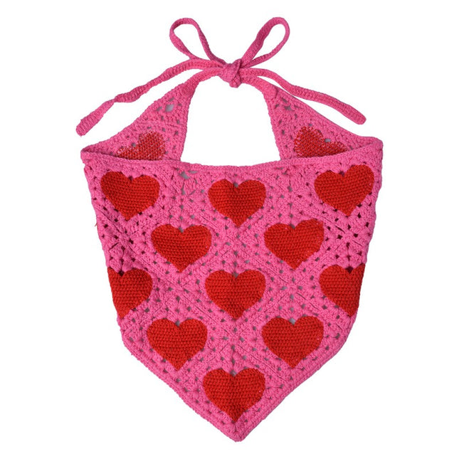 Bandana-kids-cotton-pink-hearts