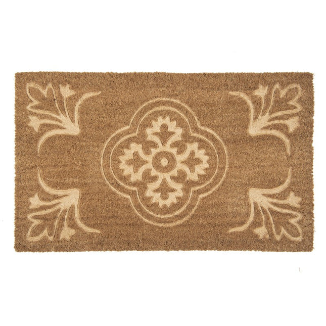 DOOR MAT 75*45 CM BROWN RECTANGLE