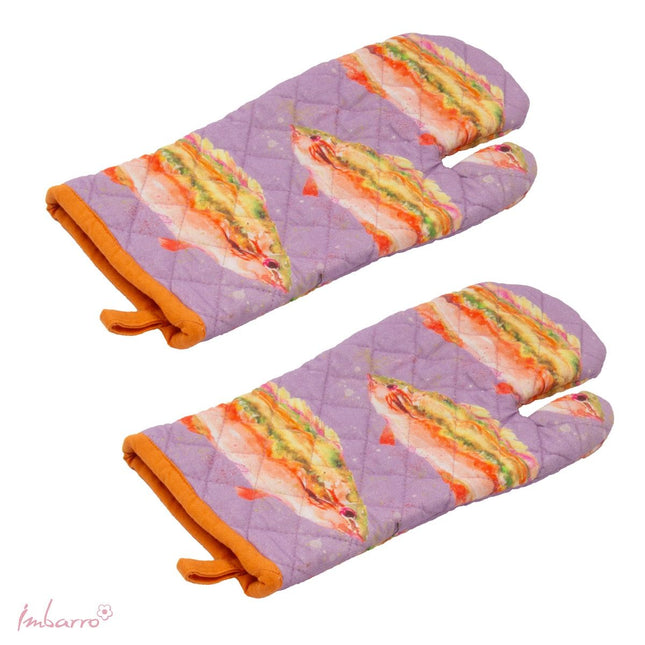 Oven mitt Glow - fish