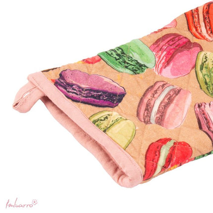 oven mitt - macarons