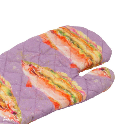 Oven mitt Glow - fish
