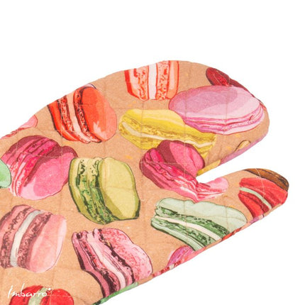 oven mitt - macarons