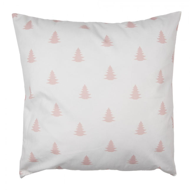 Cushion Cover Pink Christmas Trees