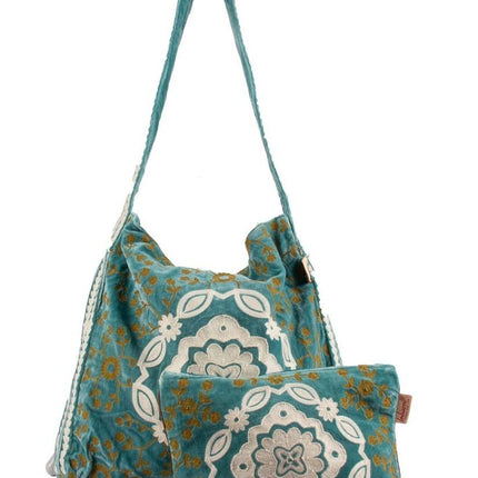shoulder-bag-cotton-velvet-turquoise-white